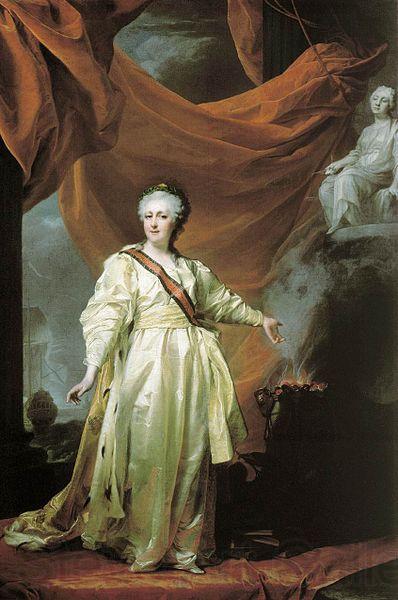 Dimitri Levitzky Portrait of Catherine II Norge oil painting art